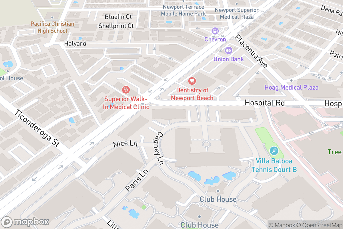 Map of The Lido Theater