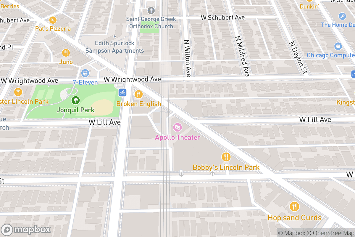 Map of Apollo Theater