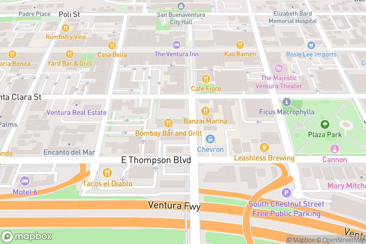 Map of Bombay Bar & Grill