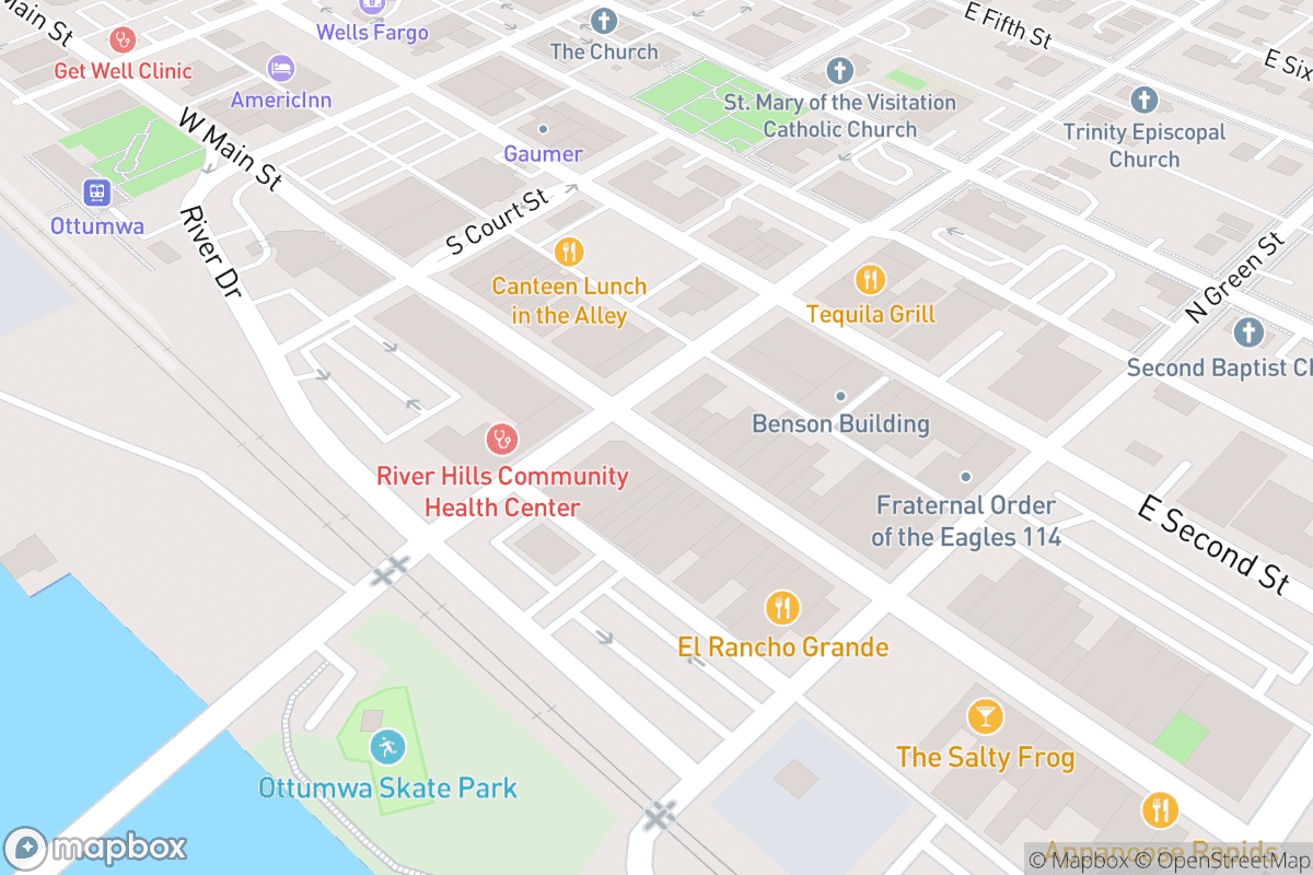 Map of Bridge View Center