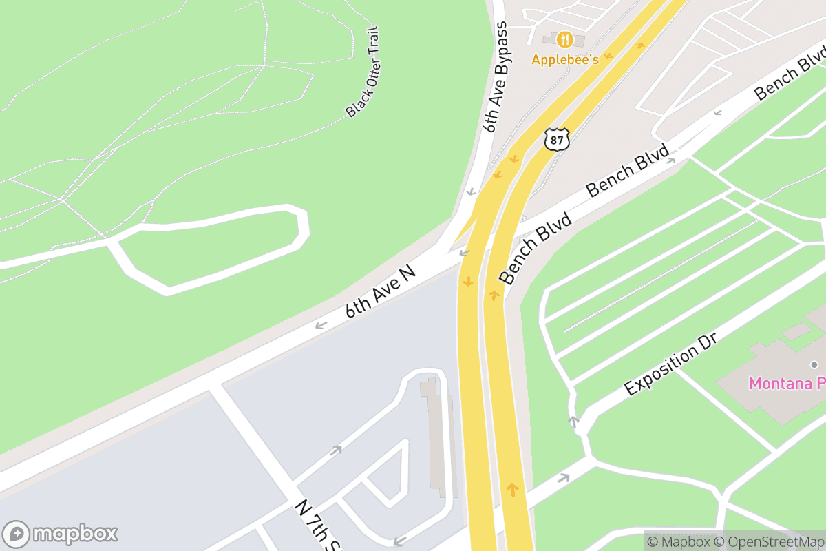 Map of First Interstate Arena