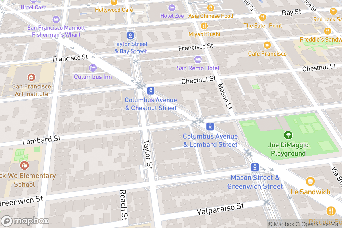 Map of Cobb's Comedy Club