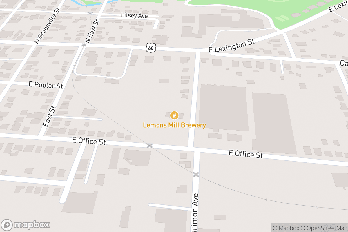 Map of Lemons Mill Brewery