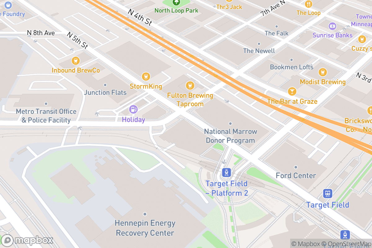 Map of The Fillmore Minneapolis presented by Affinity Plus