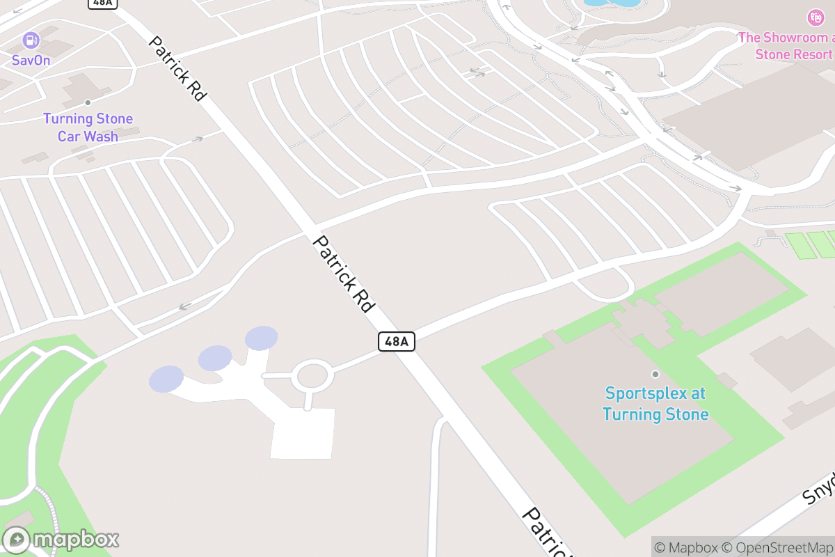 Map of The Event Center at Turning Stone Resort Casino