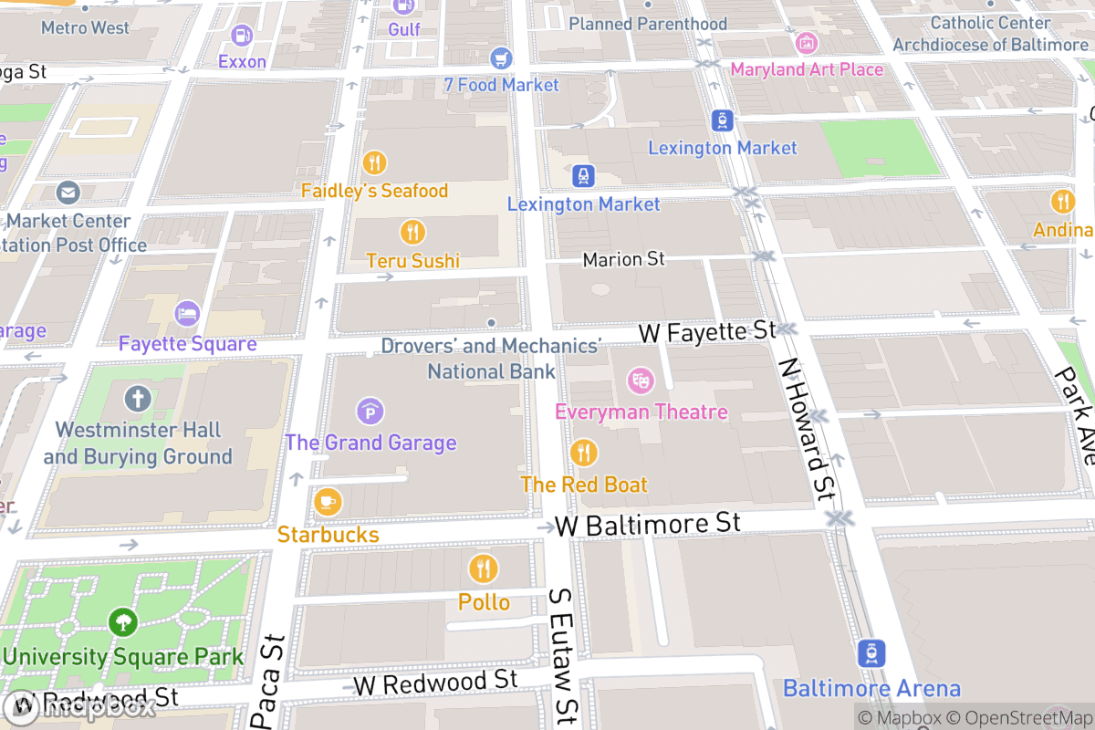 Map of M&T Bank Exchange