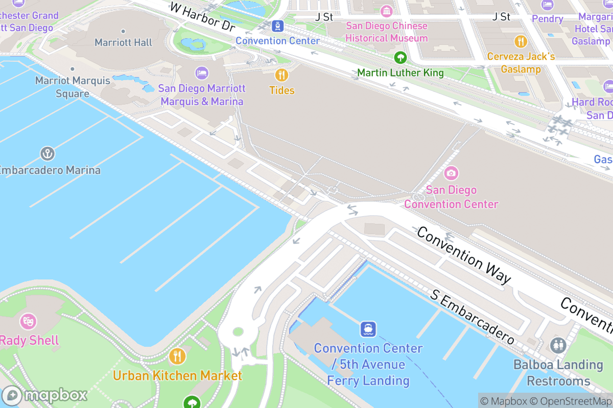 Map of The Rady Shell at Jacobs Park
