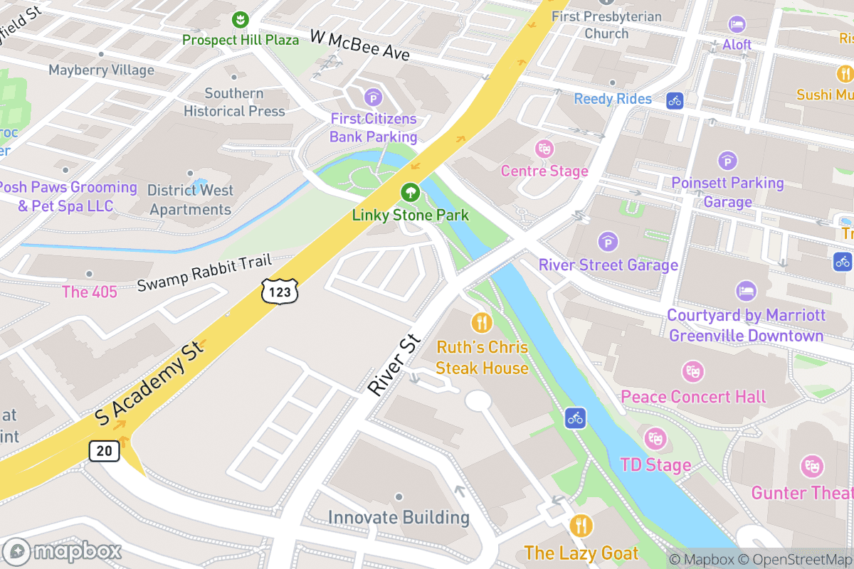 Map of Peace Center