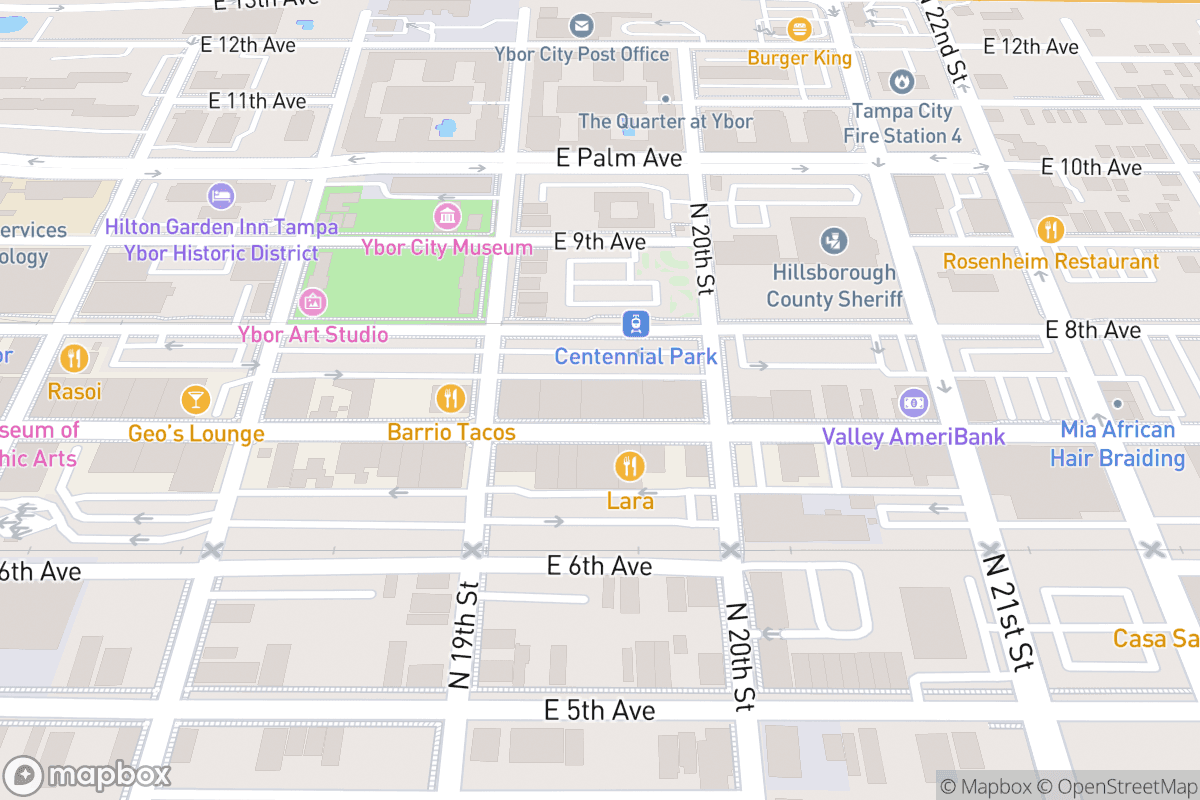 Map of 1920 Ybor