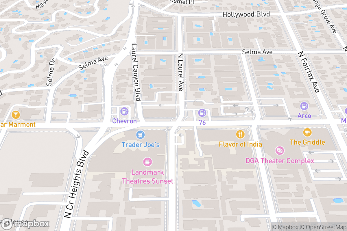 Map of Laugh Factory