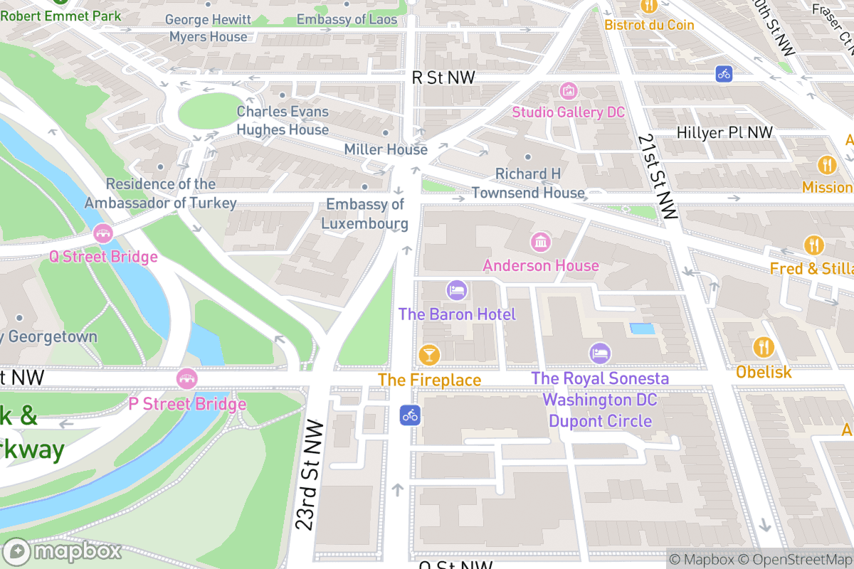 Map of DC Comedy Loft