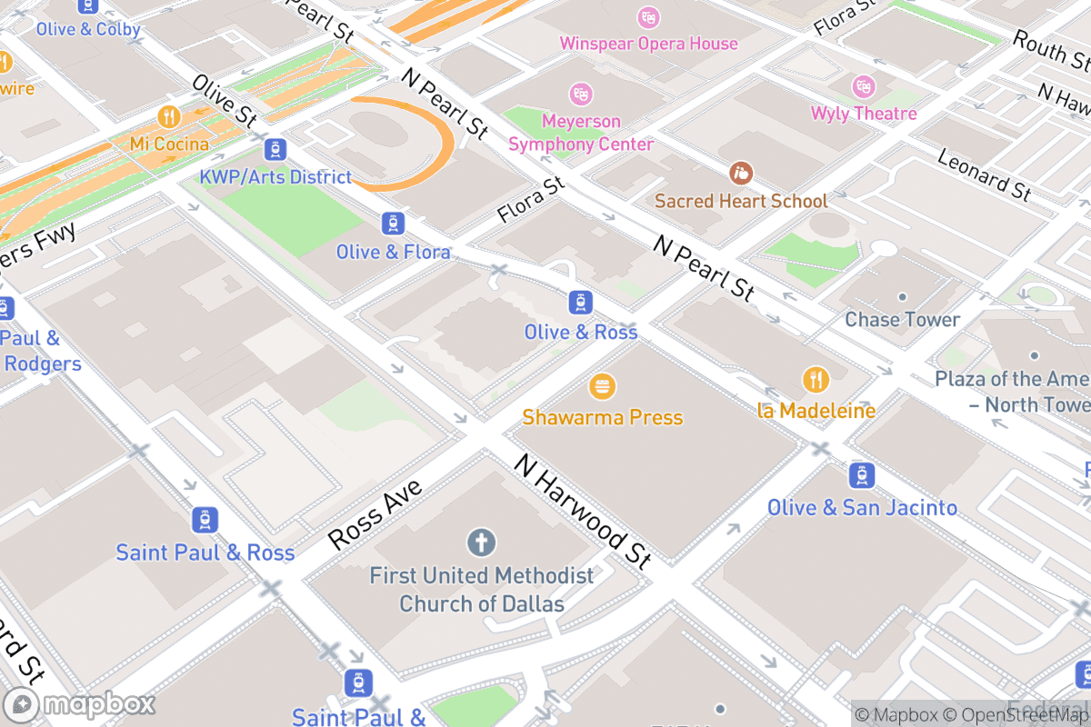 Map of Margot and Bill Winspear Opera House