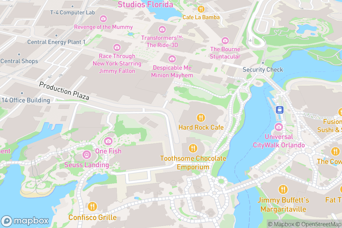 Map of Hard Rock Live Orlando