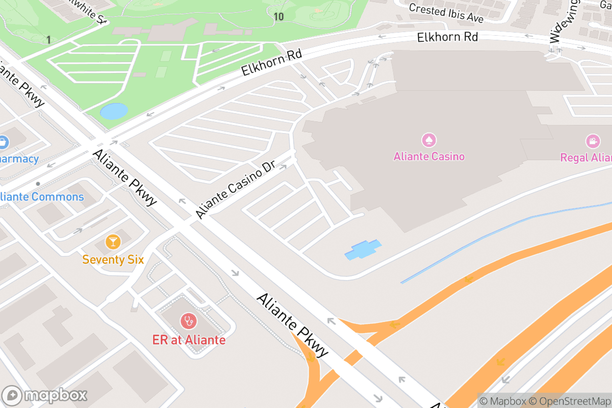 Map of Access at Aliante Casino & Hotel