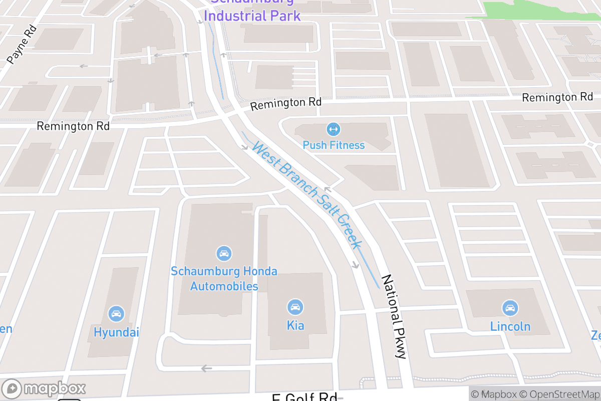 Map of Chicago Improv - Schaumburg
