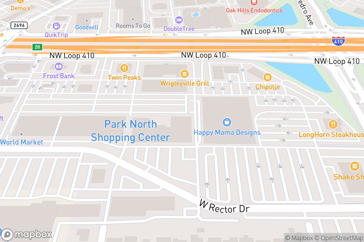 Map of Laugh Out Loud Comedy Club