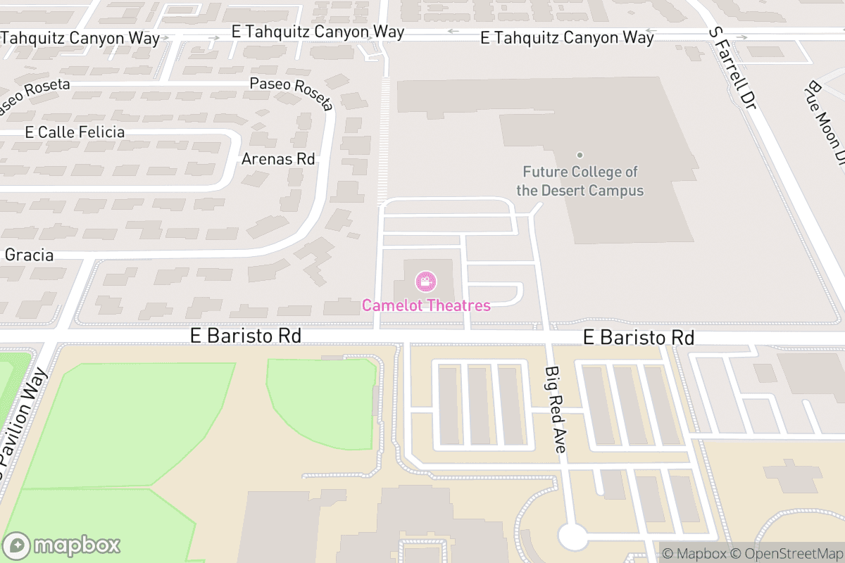 Map of Palm Springs Cultural Center