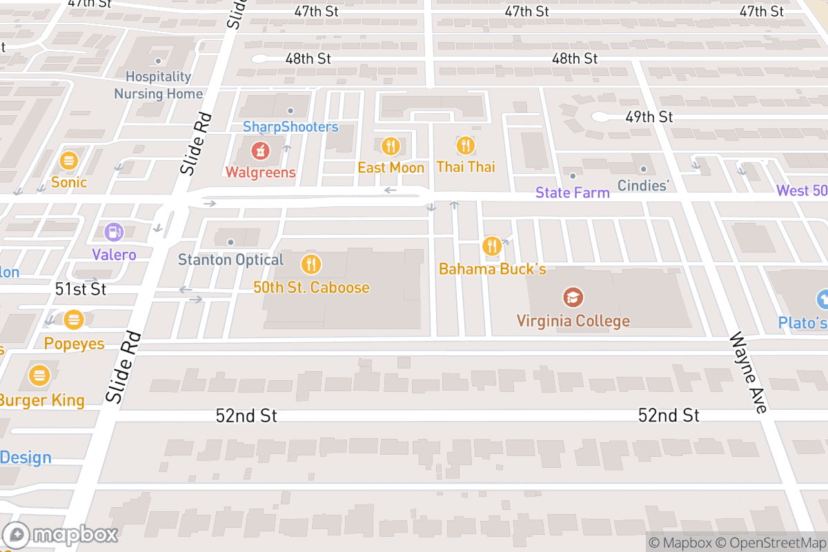 Map of Jake's Sports Cafe