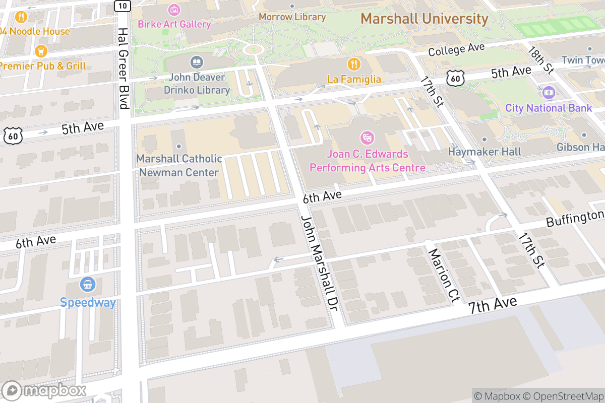 Map of FRANCIS-BOOTH EXPERIMENTAL THEATRE