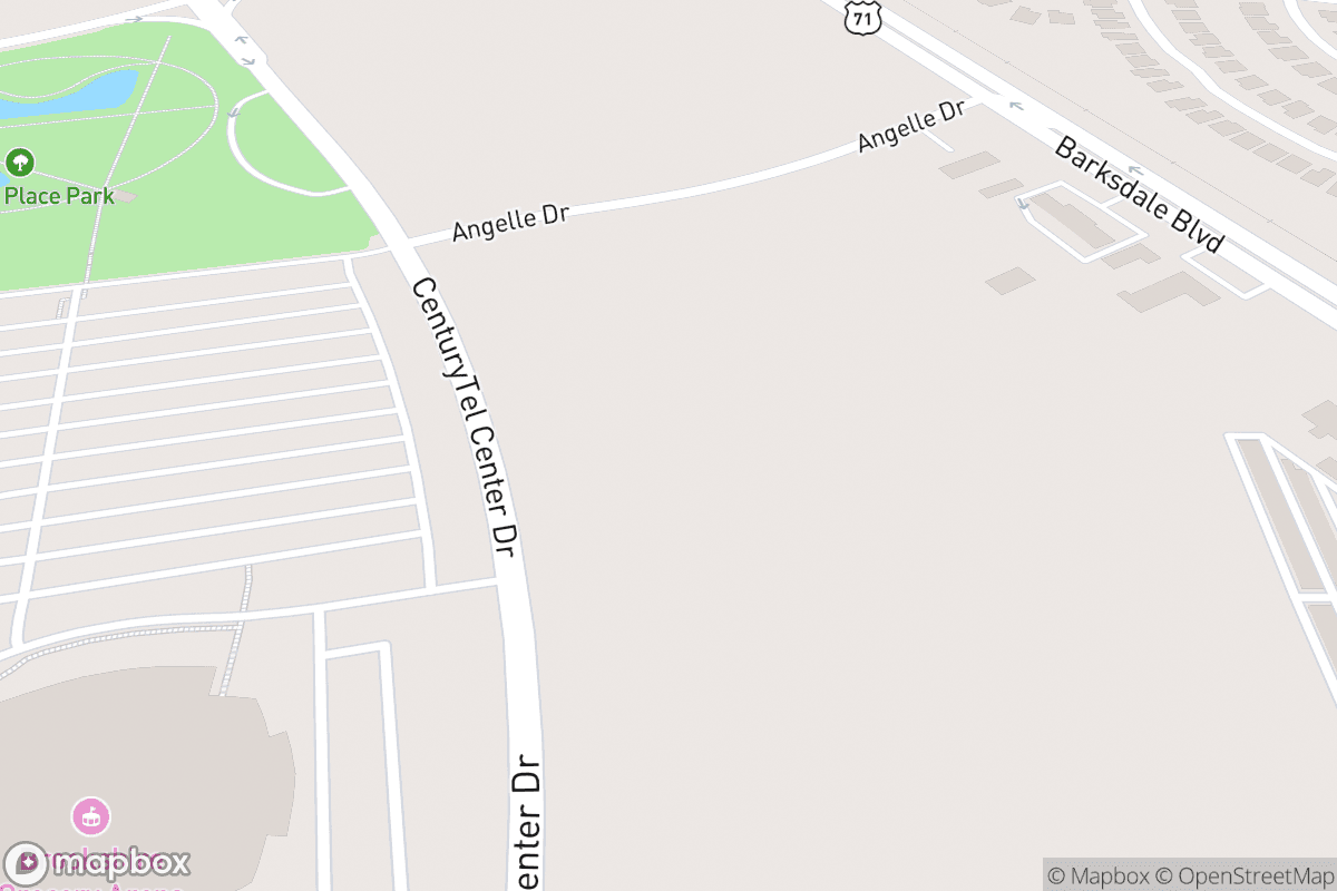 Map of Brookshire Grocery Arena
