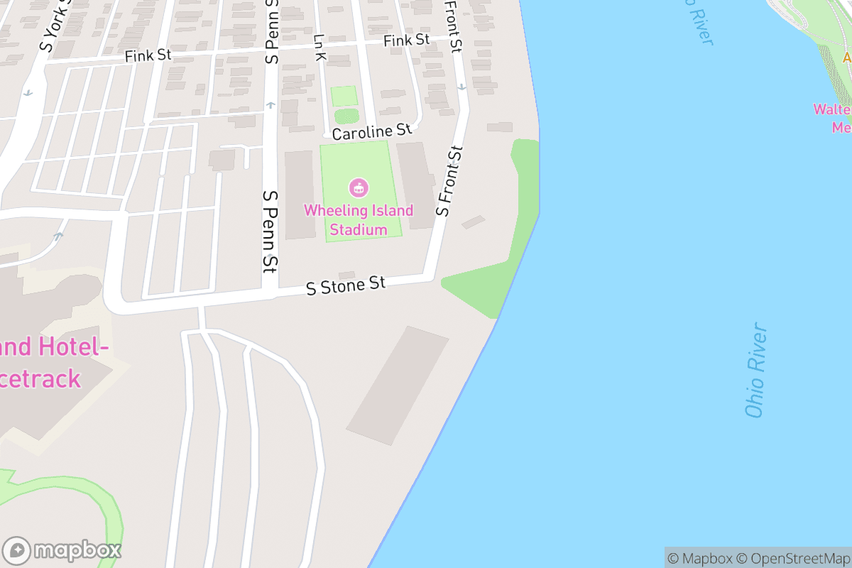 Map of The Showroom at Wheeling Island