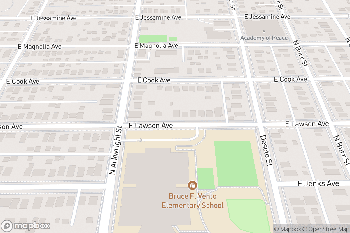 Map of Fitzgerald Theater