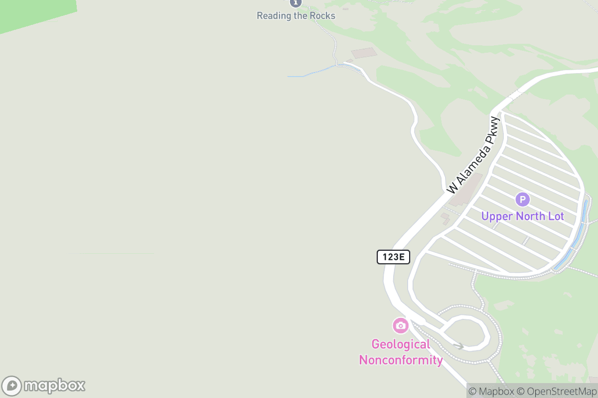 Map of Red Rocks Amphitheatre