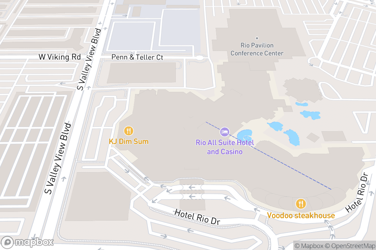 Map of The Empire Strips Back Theater