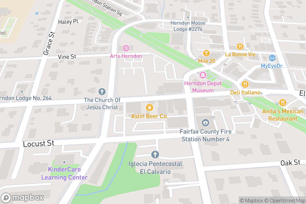 Map of Aslin Beer Company - Herndon