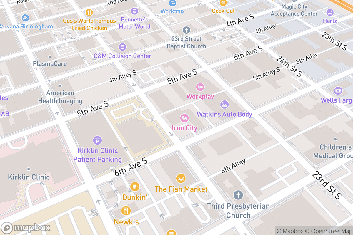 Map of Iron City