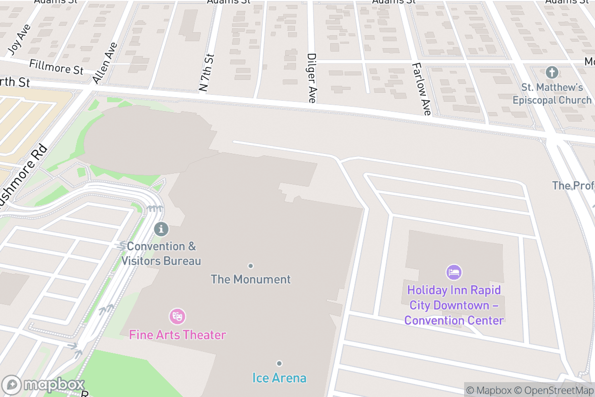 Map of Summit Arena at The Monument