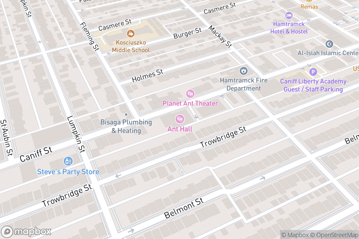 Map of Ant Hall