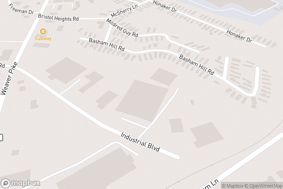 Map of Paramount Center for the Arts - TN