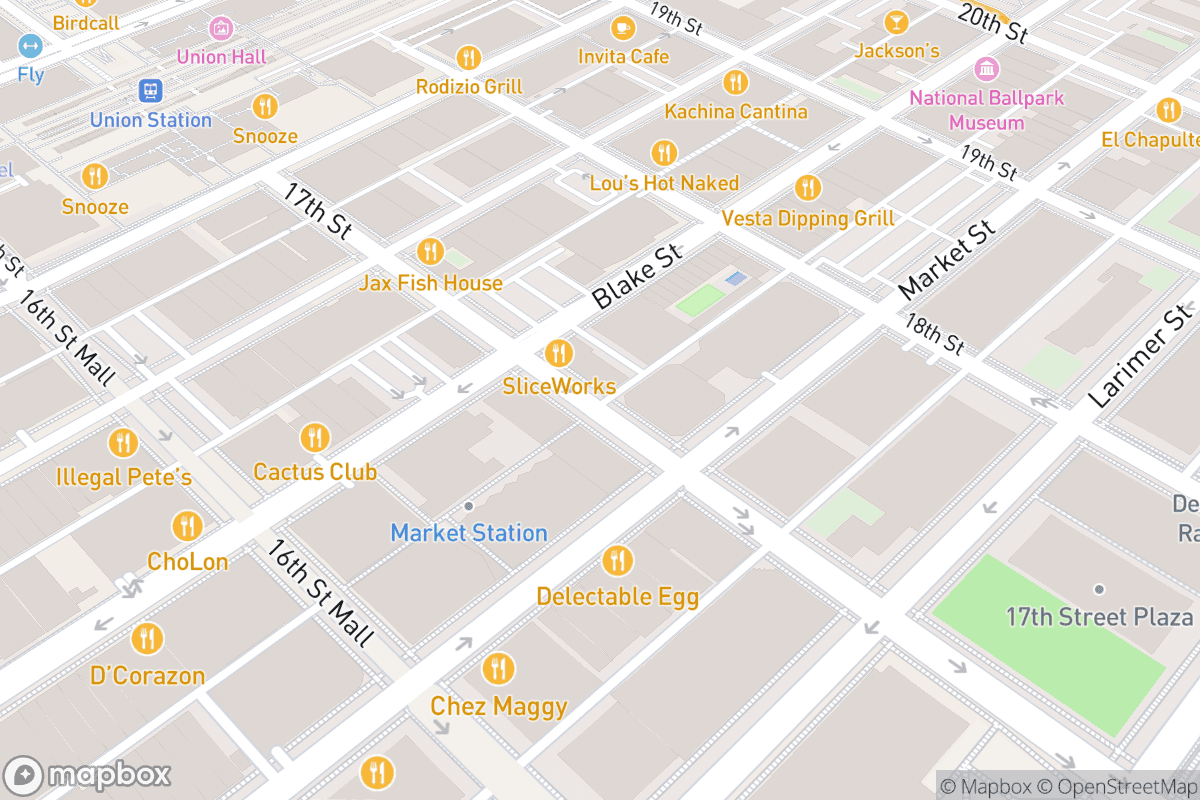 Map of Bellco Theatre