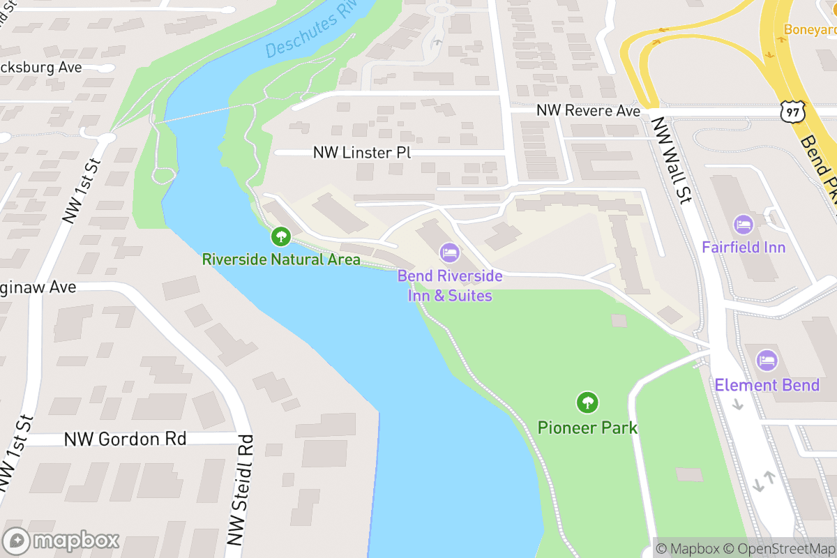 Map of Tower Theatre - OR
