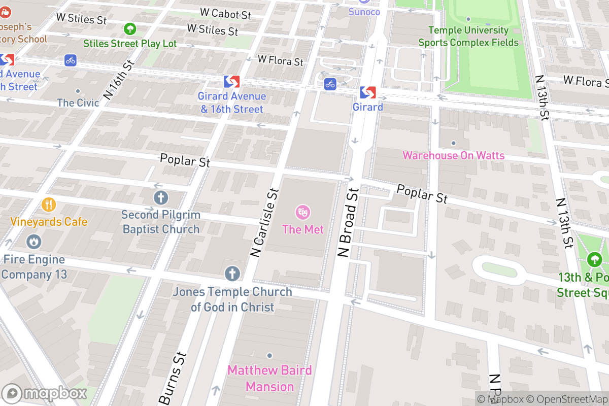 Map of The Met Presented by Highmark