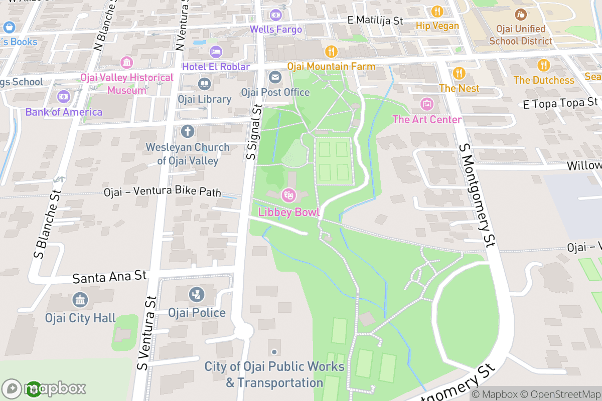 Map of Libbey Bowl