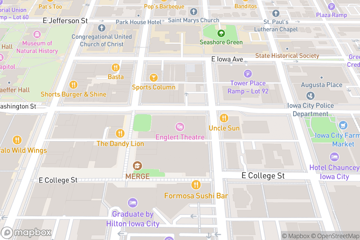 Map of The Englert Theatre
