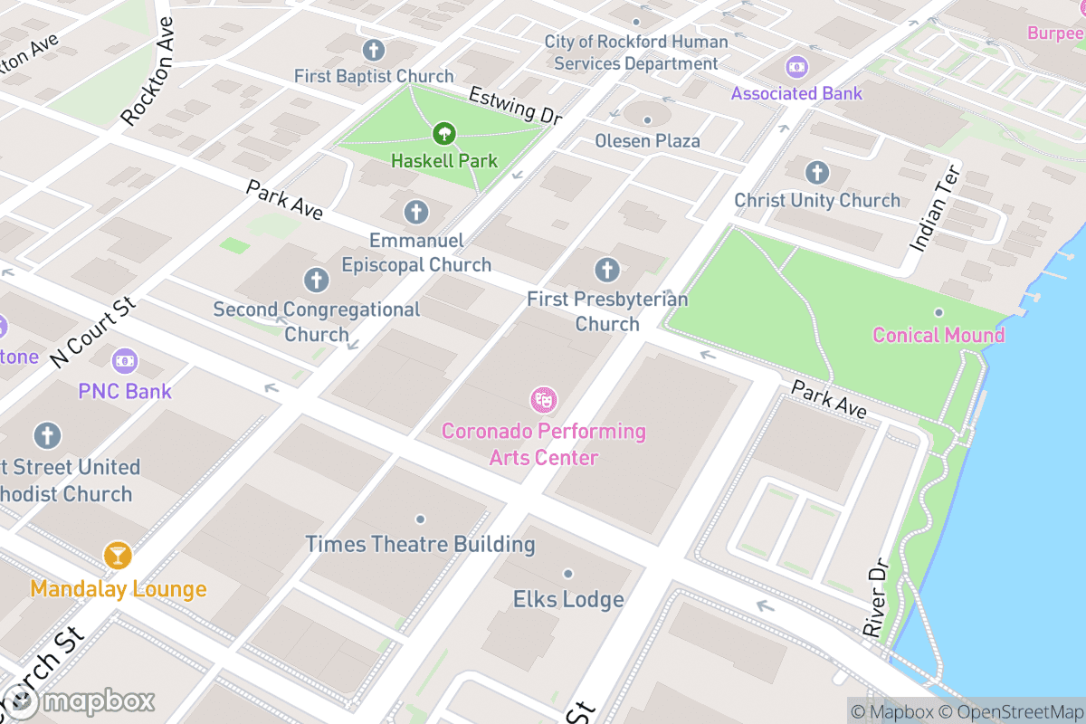 Map of Coronado Theatre