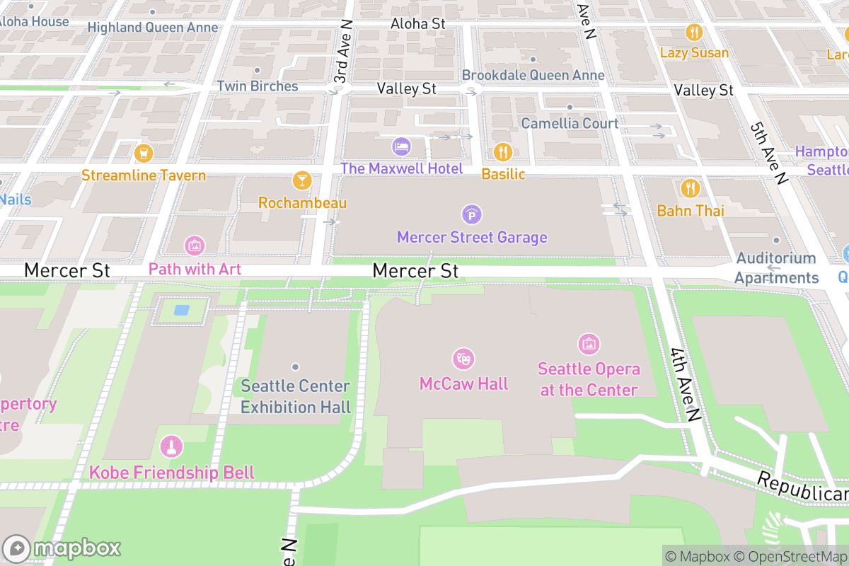 Map of McCaw Hall