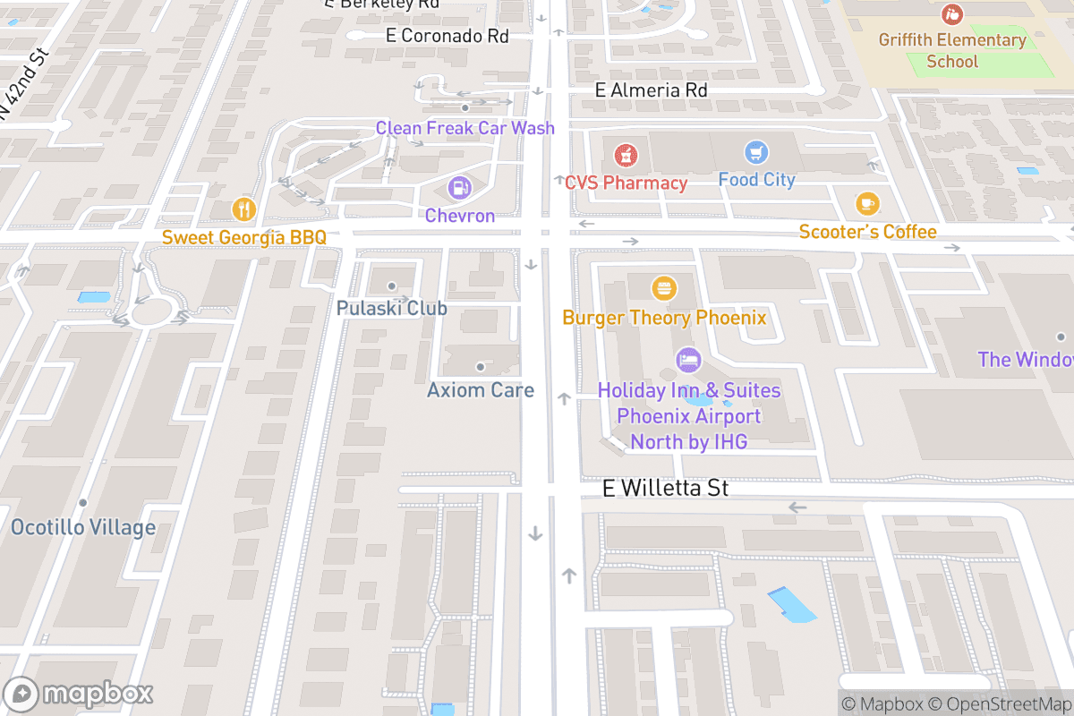 Map of Celebrity Theatre