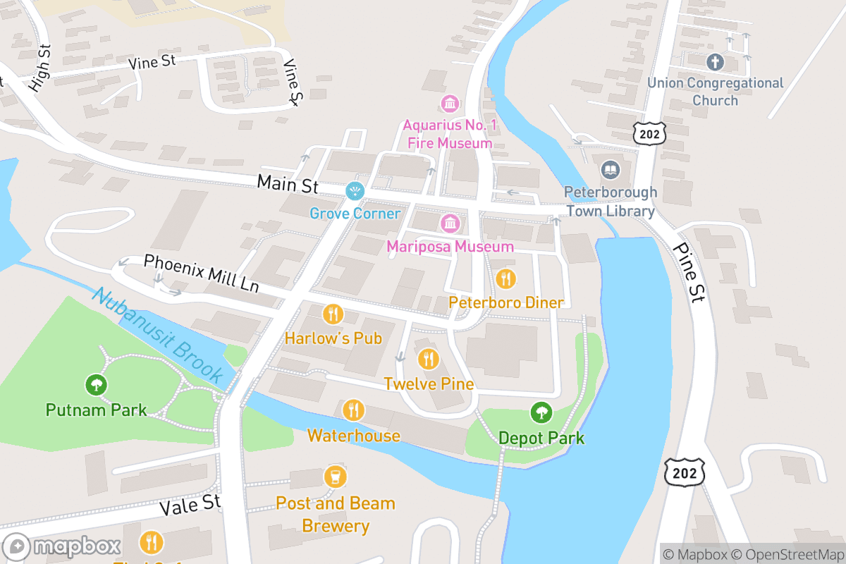 Map of Peterborough Community Theatre
