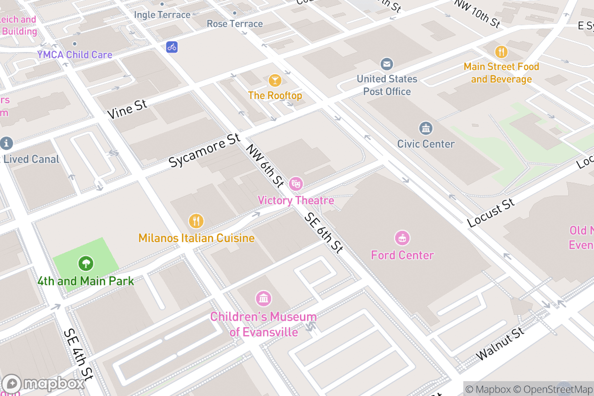 Map of Victory Theatre