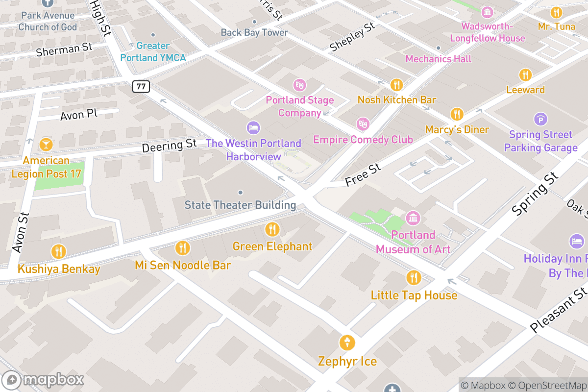 Map of State Theatre