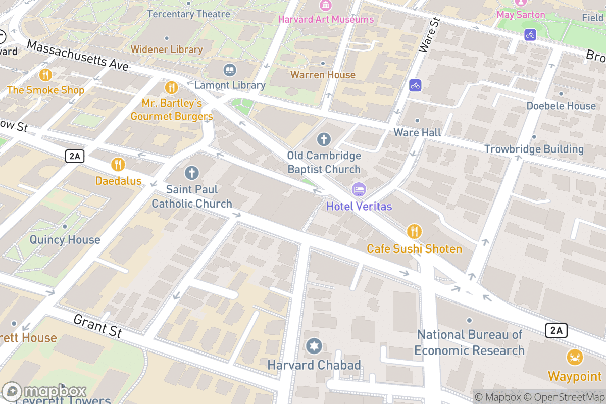 Map of Arrow Street Arts