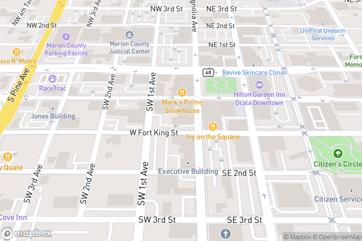 Map of Marion Theatre