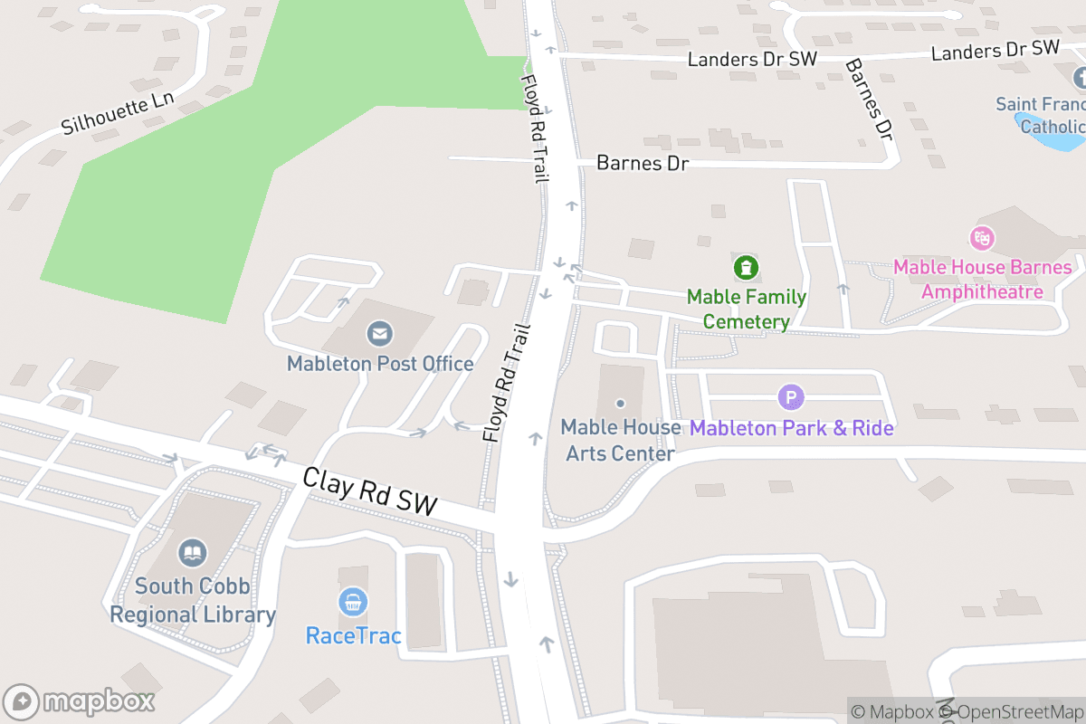 Map of Mable House Barnes Amphitheatre