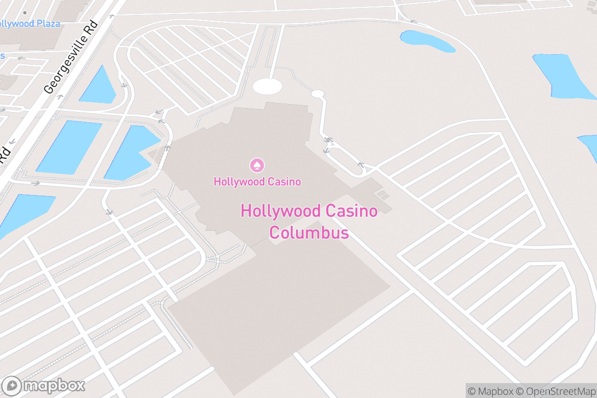 Map of The Event Center at Hollywood Casino Columbus