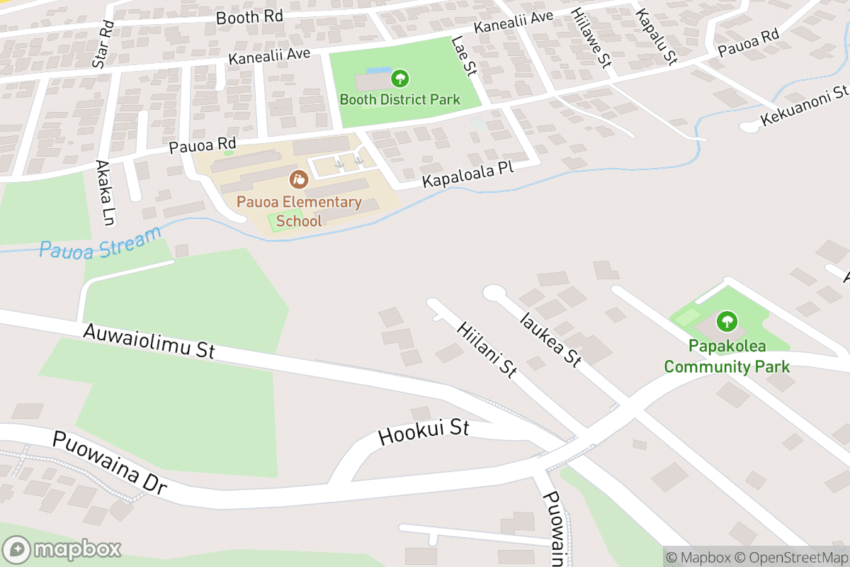 Map of Hawaii Theatre