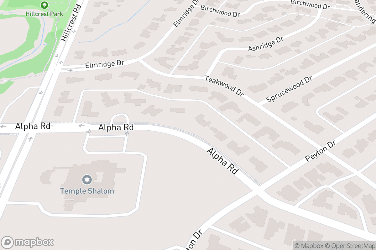 Map of Improv Comedy Club-Addison